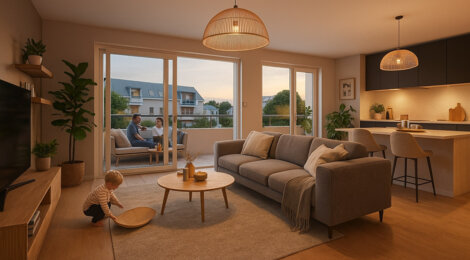 Programme immobilier neuf Bleu Rivage - Saint-Jean-de-Monts à proximité à vélo des plages (85160) - Référence : 16446