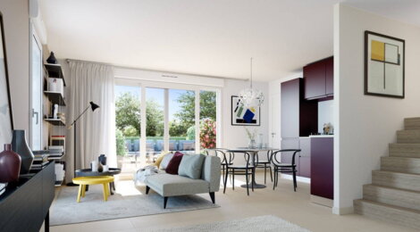 Programme immobilier neuf Le Bois Valentin - Saint-Jean-de-Monts : Maisons T2–T5 avec jardins, RT2012 et stationnement proche de la plage des Demoiselles (85160) - Référence : 12478