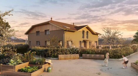 Programme immobilier neuf Les carrés du môle - Saint-Jean-de-Tholome : Maisons-duplex T4 avec terrasses, jardins privatifs et proximité cadre bucolique
Descriptif : (74250) - Référence : 6949