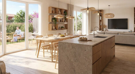 Programme immobilier neuf VILLAS ROSEAUX - Saint-Jean maisons 4 pièces dans quartier résidentiel (31240) - Référence : 14866