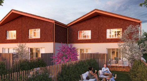 Programme immobilier neuf VILLAS ROSEAUX - Saint-Jean maisons 4 pièces dans quartier résidentiel (31240) - Référence : 14866