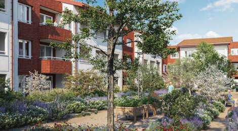 Programme immobilier neuf VILLA SERENLY ST JEAN - Saint-Jean résidence LMNP à proximité immédiate des services (31240) - Référence : 14864