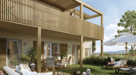 Programme immobilier neuf NATUREA - Saint-Just : Appartements T2–T4 avec terrasses, parking sécurisé et proximité commodités (01250) - Référence : 7151
