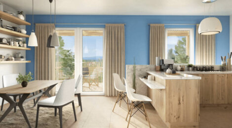 Programme immobilier neuf NATUREA - Saint-Just : Appartements T2–T4 avec terrasses, parking sécurisé et proximité commodités (01250) - Référence : 7151