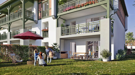 Programme immobilier neuf Résidence Prat de Sòr - Saint-Laurent-de-Gosse résidence neuve proche Bayonne (40390) - Référence : 17810