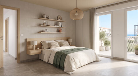 Programme immobilier neuf PALM SQUARE - Saint-Laurent-du-Var : appartements neufs du studio au 4 pièces au cœur du nouveau centre-ville (06700) - Référence : 14367