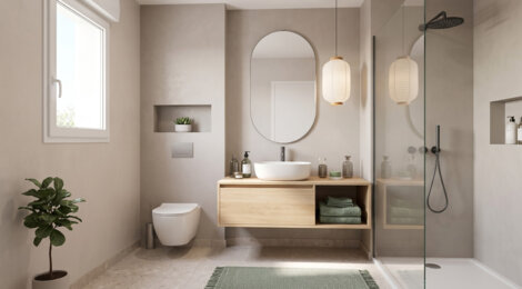 Programme immobilier neuf PALM SQUARE - Saint-Laurent-du-Var : appartements neufs du studio au 4 pièces au cœur du nouveau centre-ville (06700) - Référence : 14367