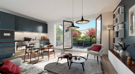 Programme immobilier neuf Le Domaine d'Azur - Saint-Laurent-du-Var : appartements neufs T2–T4 en plein centre-ville et proche de la mer (06700) - Référence : 14369