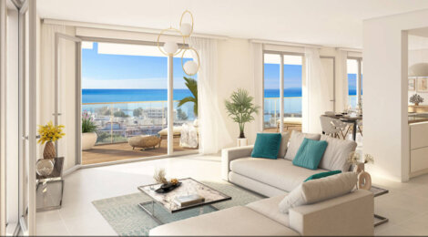 Programme immobilier neuf SEASIDE VIEW - Saint-Laurent-du-Var : Appartements studio–T4 avec vues mer, piscine et proximité plage (06700) - Référence : 16921
