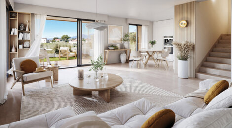 Programme immobilier neuf OLEA - Saint-Laurent-du-Var domaine privé sur la colline de Montaleigne (06700) - Référence : 17079