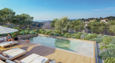 Programme immobilier neuf OLEA - Saint-Laurent-du-Var domaine privé sur la colline de Montaleigne (06700) - Référence : 17079