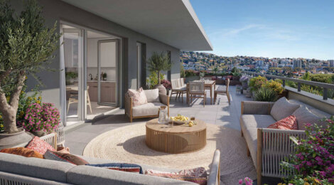 Programme immobilier neuf Le Belvedere - Saint-Laurent-du-Var  résidence sur les coteaux à 15 minutes des plages (06700) - Référence : 18084