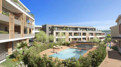 Programme immobilier neuf Le Belvedere - Saint-Laurent-du-Var  résidence sur les coteaux à 15 minutes des plages (06700) - Référence : 18084