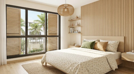 Programme immobilier neuf Le Bonaparte - Saint-Leu : appartements neufs du 2 au 4 pièces en hyper centre proche des plages (97436) - Référence : 12015