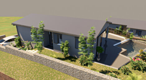 Programme immobilier neuf VILLA PAILLE-EN-QUEUE - Saint-Leu maisons neuves proche du front de mer (97436) - Référence : 13744