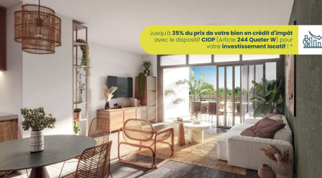 Programme immobilier neuf EUGENIA - Saint-Leu résidence de standing face à la mer (97436) - Référence : 11248