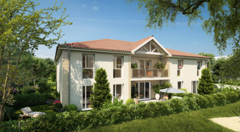 Programme immobilier neuf Lubesia - Saint-Loubès : Appartements T2–T4 avec terrasses, jardins privatifs et proximité centre-ville (33450) - Référence : 7104