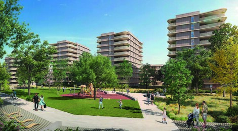 Programme immobilier neuf L'ARCHIPEL 3F - 1 - Saint-Louis : appartements neufs du studio au 5 pièces à 10 min de la frontière suisse (68300) - Référence : 15771