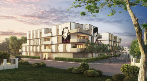 Programme immobilier neuf EUREKA - Saint-Louis : Appartements T2–T5 avec terrasses, jardins partagés et plancher chauffant proche du parc Volger (68300) - Référence : 14199
