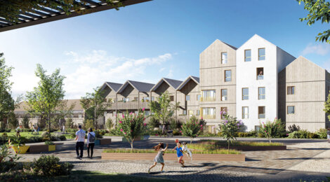 Programme immobilier neuf CARROUSEL - Saint-Malo : Appartements studio–T5 avec terrasses, jardins et matériaux biosourcés dans un écoquartier proche des plages (35400) - Référence : 14248