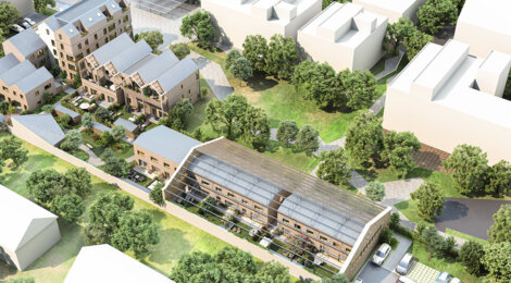 Programme immobilier neuf CARROUSEL - Saint-Malo : Appartements studio–T5 avec terrasses, jardins et matériaux biosourcés dans un écoquartier proche des plages (35400) - Référence : 14248