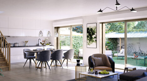 Programme immobilier neuf CARROUSEL - Saint-Malo : Appartements studio–T5 avec terrasses, jardins et matériaux biosourcés dans un écoquartier proche des plages (35400) - Référence : 14248