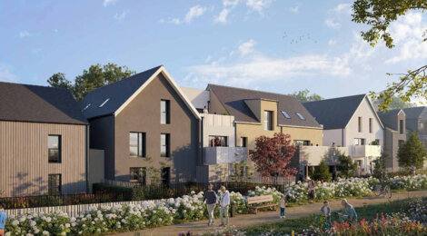 Programme immobilier neuf OSMOZ - Saint-Malo : Appartements studio–T5 et maisons avec terrasses, jardins privatifs et proximité plage Rochebonne (35400) - Référence : 14742