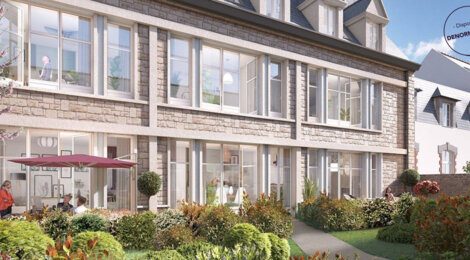 Programme immobilier neuf L'ETOILE - Saint-Malo : Appartements T3–T4 avec plafonds cathédrales, caves et stationnements sécurisés proche de la plage du Môle (35400) - Référence : 14219