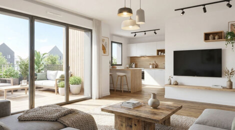 Programme immobilier neuf MAJOR – Les Officiers - Saint-Malo logements 3 pièces au cœur de l'écoquartier Lorette (35400) - Référence : 17562