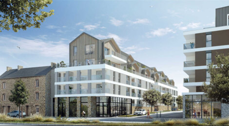 Programme immobilier neuf MONTANA - Saint-Malo quartier Hippodrome proche gare et commerces (35400) - Référence : 15216