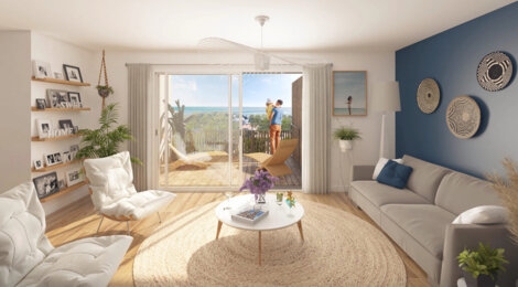Programme immobilier neuf L'Odyssée - Saint-Marc-sur-Mer : appartements neufs du 2 au 4 pièces proche des plages (44600) - Référence : 8067