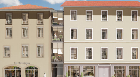 Programme immobilier neuf RENAISSANCE (38) - Saint-Marcellin appartements réhabilités en rue piétonne (38160) - Référence : 17955