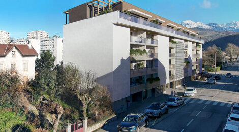 Programme immobilier neuf L'OISEAU BLANC - Saint-Martin-d’Hères à proximité des tramways C et E (38400) - Référence : 13791