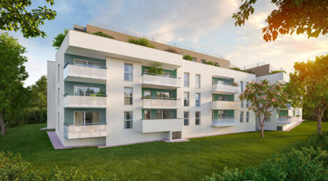 Programme immobilier neuf Côté Poésie - Saint-Martin-d'Hères : appartements neufs du 2 au 5 pièces en cœur de bourg (38400) - Référence : 15134