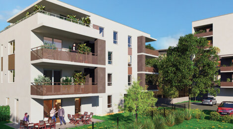 Programme immobilier neuf L'ARBORIEL - Saint-Martin-d’Hères proche tram C et campus (38400) - Référence : 13636