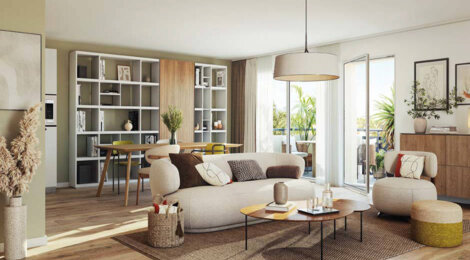 Programme immobilier neuf GFI - OLATUA - Saint-Martin-de-Seignanx à quelques minutes à pied du centre-ville (40390) - Référence : 15484