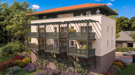 Programme immobilier neuf CARRE NAU - Saint-Martin-de-Seignanx résidence intimiste près de Bayonne (40390) - Référence : 17698