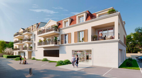 Programme immobilier neuf Coeur de Bourg - Saint-Martin-du-Tertre : Nouvelle résidence au cœur du Vexin à 10 min du transilien H (95270) - Référence : 16274