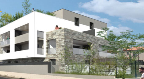 Programme immobilier neuf ELISA - Saint-Mathieu-de-Tréviers : appartements T2-T4 neufs avec vues sur le Pic Saint-Loup (34270) - Référence : 2835
