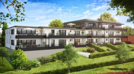 Programme immobilier neuf  - Saint-Max : 15 appartements T3–T4 en architecture contemporaine avec espaces extérieurs (54130) - Référence : 18