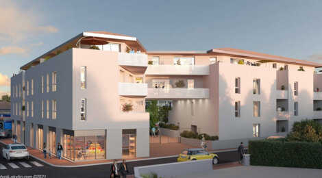 Programme immobilier neuf Abbey Road - Saint-Médard-en-Jalles : Appartements studio–T5 avec terrasses, parking souterrain et luminosité naturelle en plein centre-ville (33160) - Référence : 14323