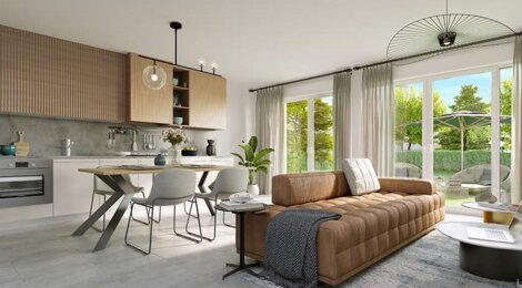 Programme immobilier neuf Bastide sainte victoire - Saint-Mitre-les-Remparts : Maisons T4–T5 avec jardins, garages et duplex proche d’un parc boisé (13920) - Référence : 5806