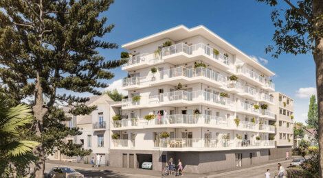 Programme immobilier neuf Coté Parc - Saint-Nazaire : appartements neufs du 1 au 5 pièces proche Jardin des Plantes et plage (44600) - Référence : 15502