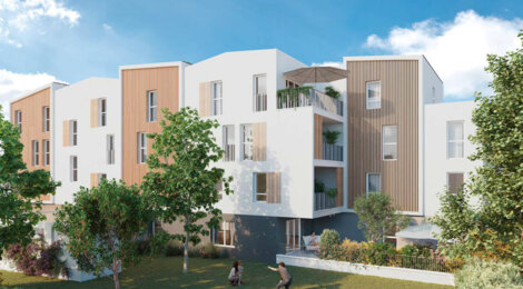 Programme immobilier neuf EBENE - Saint-Nazaire : appartements neufs du 2 au 4 pièces proche des commodités (44600) - Référence : 7816