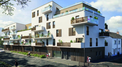 Programme immobilier neuf DOCKSIDE - Saint-Nazaire : appartements neufs du 2 au 5 pièces proche du port et des commerces (44600) - Référence : 14890