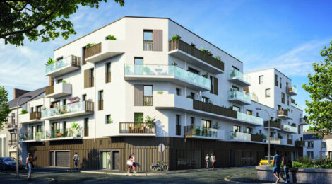 Programme immobilier neuf DOCKSIDE - Saint-Nazaire : appartements neufs du 2 au 5 pièces proche du port et des commerces (44600) - Référence : 14890