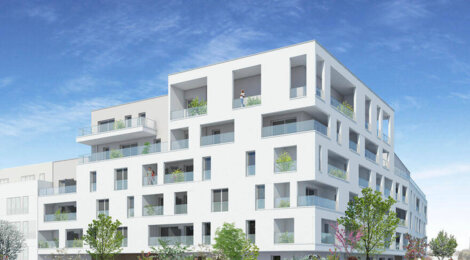 Programme immobilier neuf Coté A - Saint-Nazaire : Appartements studio–T4 avec terrasses, domotique et TVA réduite à 600 m de la Plage de Porcé (44600) - Référence : 14250