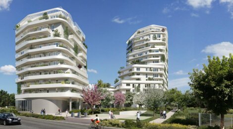 Programme immobilier neuf Harmony of the Sky - Saint-Nazaire : Appartements studio–T5 avec vues panoramiques, terrasses et jardin paysager proche de l’océan Atlantique (44600) - Référence : 14482