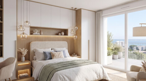 Programme immobilier neuf Harmony of the Sky - Saint-Nazaire : Appartements studio–T5 avec vues panoramiques, terrasses et jardin paysager proche de l’océan Atlantique (44600) - Référence : 14482