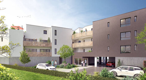 Programme immobilier neuf SCCV LE CLOS DE LA SEIGNEURIE - SAINT NAZAIRE - Saint-Nazaire : Appartements T2–T3 avec terrasses, parking privatif et proximité quartier Penhoet (44600) - Référence : 14628
